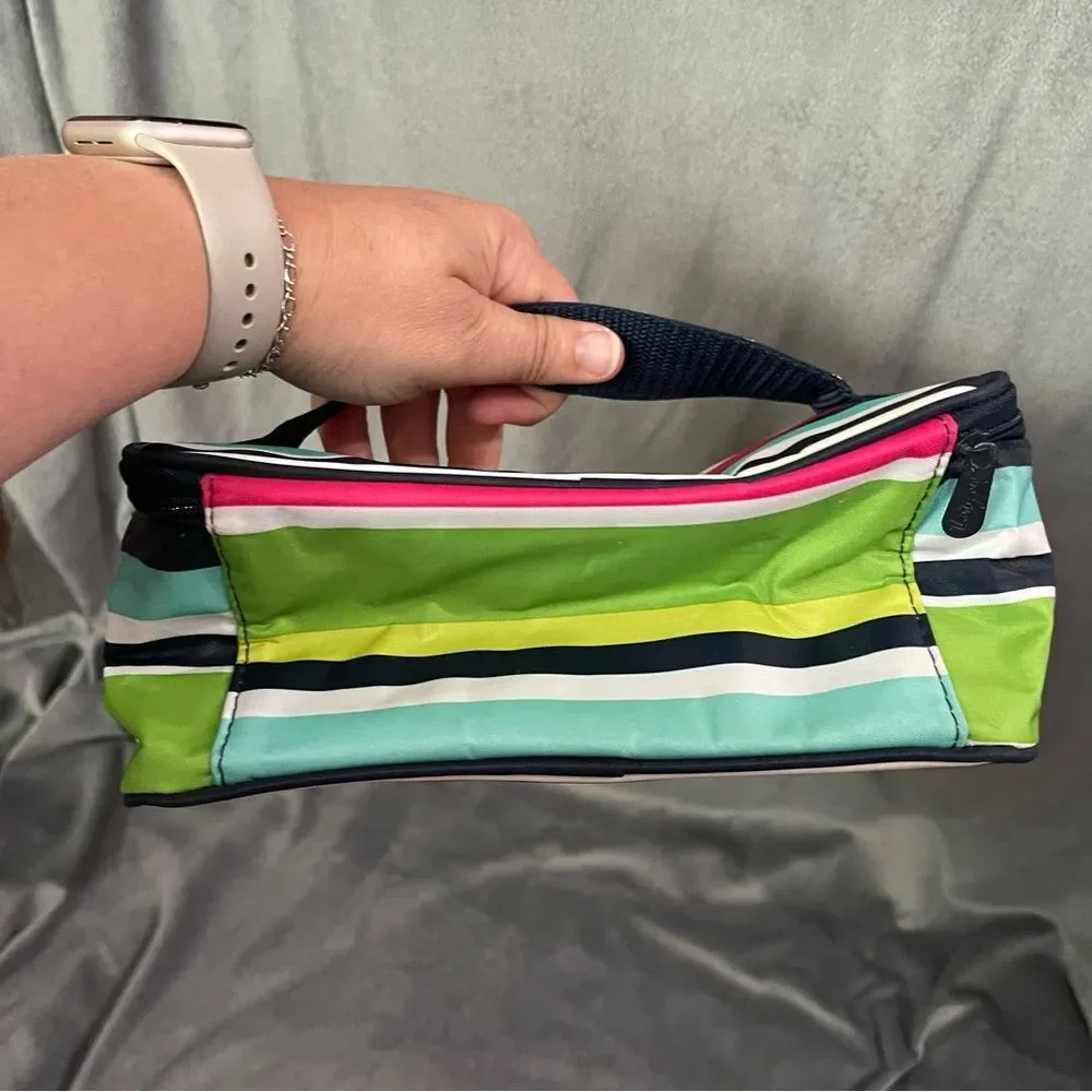 Thirty-One Glamour Case in Preppy Pop Travel Makeup Bag